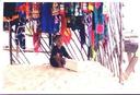 Youngest salesman we came across selling batik on the beach.